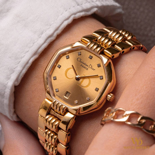 Christian Dior Octagon Gold-Plated 48.153