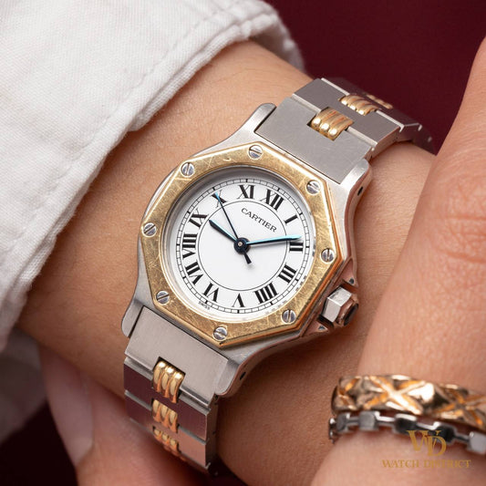 Cartier Santos Octagon White 0907