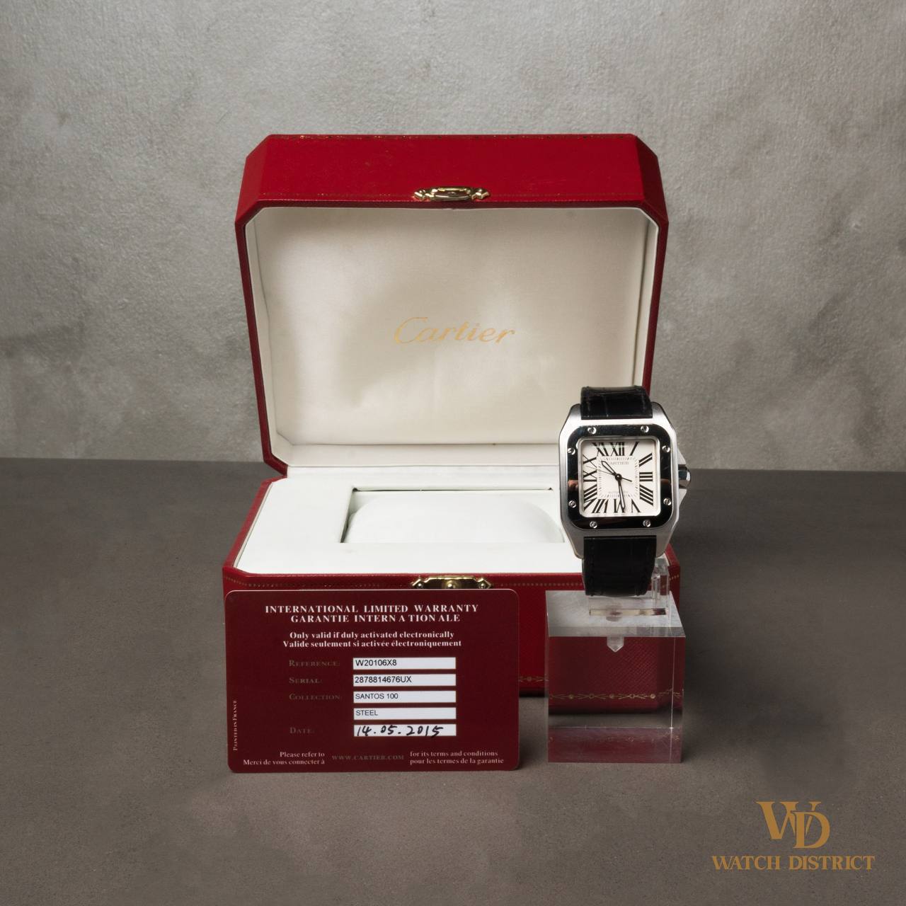Cartier Santos 100 2878 W20106X8