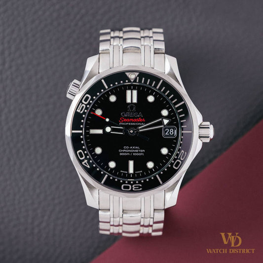 Omega Seamaster Black Dial 212.30.36.20.01.002