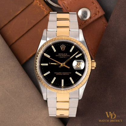 Rolex Two-Tone Oyster Perpetual Date 15223