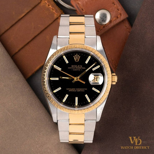 Rolex Two-Tone Oyster Perpetual Date 15223