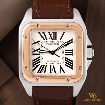 Cartier 33x Santos 100 W20106X8